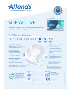 Attends Slip Active | Factsheet NL-BE