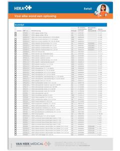 Heka Retail | Bestellijst