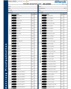Attends | faxformulier sample