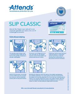 Attends Slip Classic | Fitting Guide NL-BE