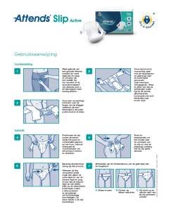 Attends Slip Active | Gebruiksaanwijzing NL-BE