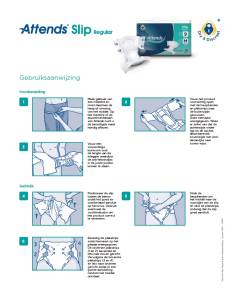 Attends Slip Regular | Gebruiksaanwijzing NL-BE