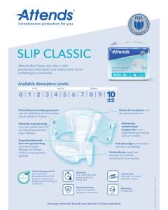 Attends Slip Classic | Factsheet NL-BE