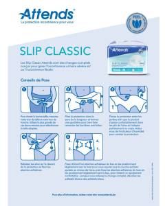 Attends Slip Classic | Protocol d'utilisation BE-FR