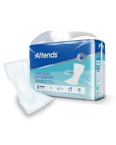 Attends contours air comfort 5 verpakking + product