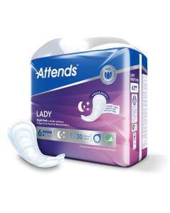 Lady night pad 6 verpakking + product