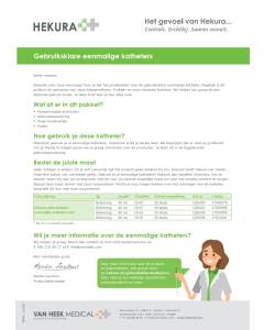 Hekura | brief man gebruiksklare eenmalige katheter 