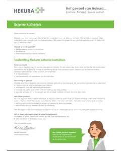 Hekura | brief professional externe katheter