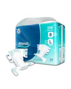 Attends Slip Regular 8 L voorkant verpakking + product
