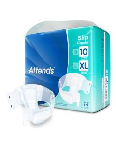 Attends Slip Regular 10 Extra Large voorkant verpakking + product